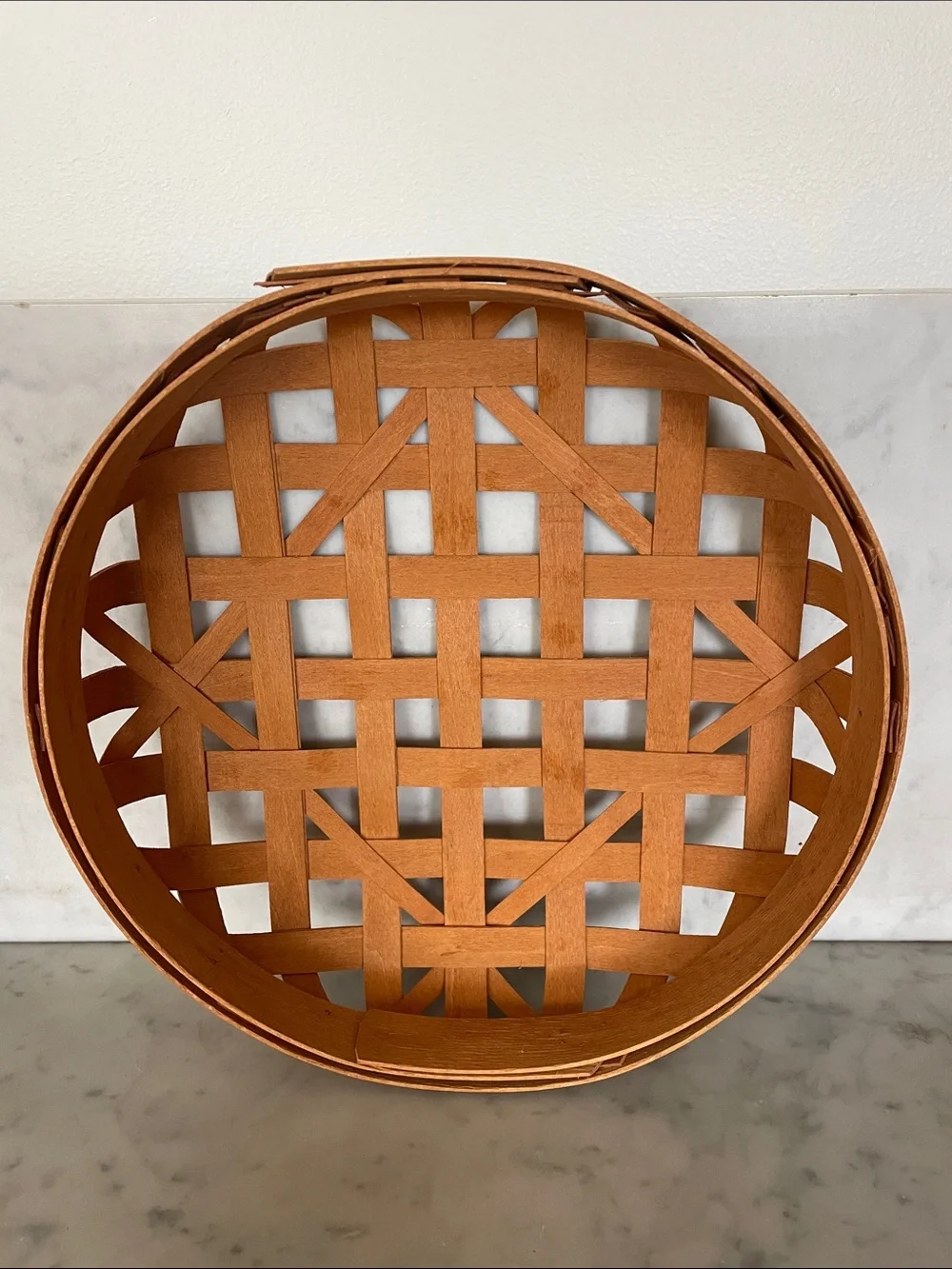THE WORKSHOPS OF GERALD HENN Woven Round Open Weave Tan 10